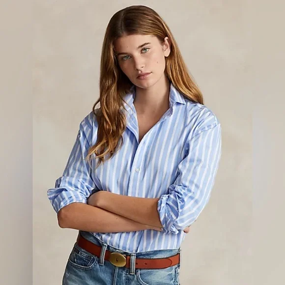 Ralph Lauren Tops Polo Ralph Laurent Relaxed Fit Striped